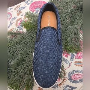 bernie mev. Men's Verona Woven Loafer in Jeans
